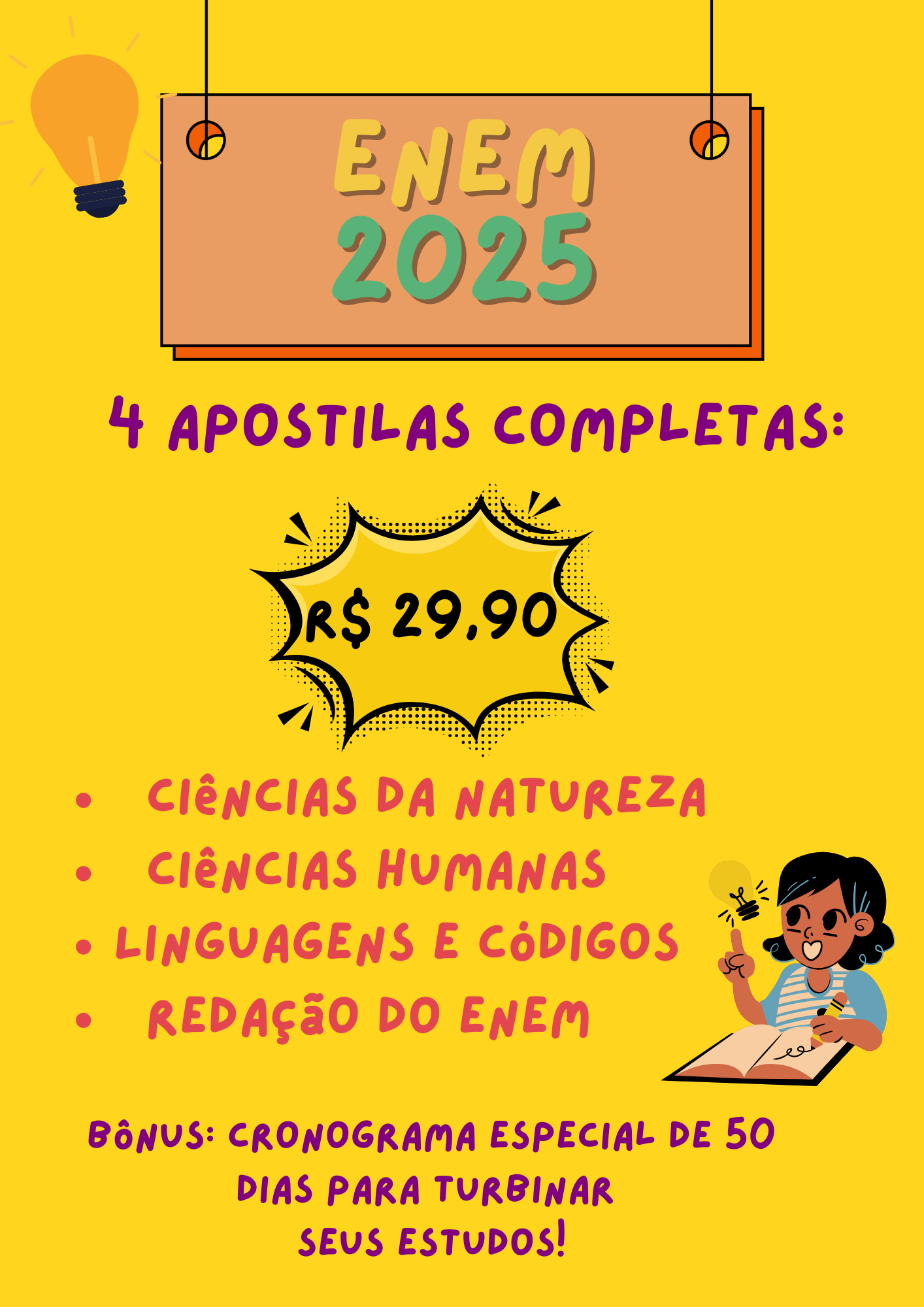 4 Apostilas Completas do ENEM